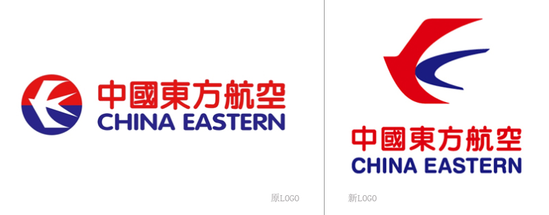 中國東方航空的新品牌logo設(shè)計是簡潔而現(xiàn)代化