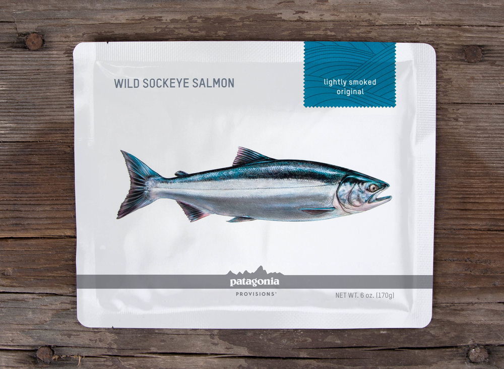 煙熏食品-三文魚包裝設計