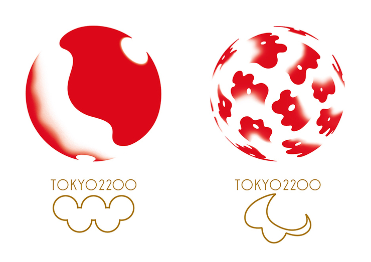 2020 東京奧運會會徽第1回設計競技案&mdash;&mdash;原研哉設計研究所
