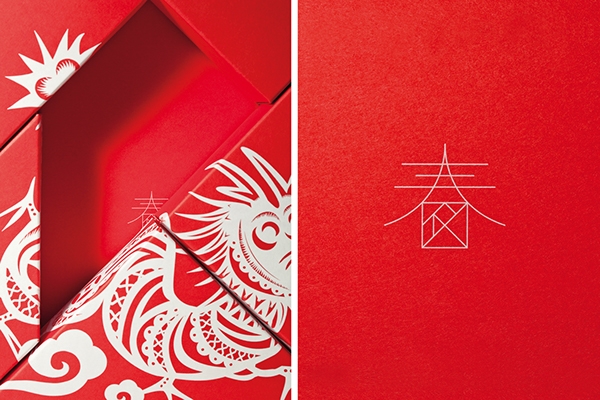 春節(jié)禮品盒包裝設(shè)計(jì)，新年七巧板的妙用
