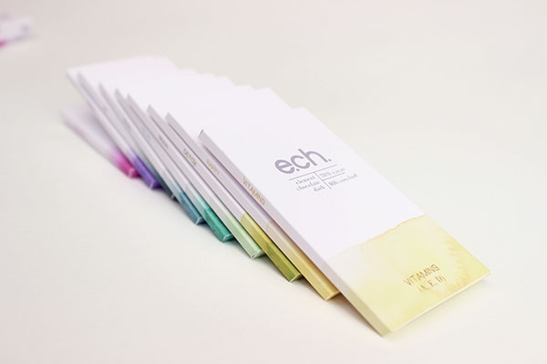 彩色之光， 生態(tài)手工巧克力食品包裝設(shè)計(jì)工程。