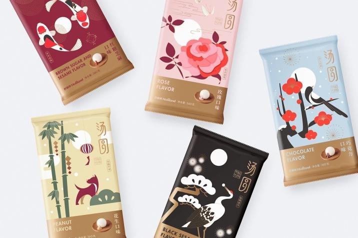 驚艷四座的國風(fēng)之美，中式湯圓包裝設(shè)計